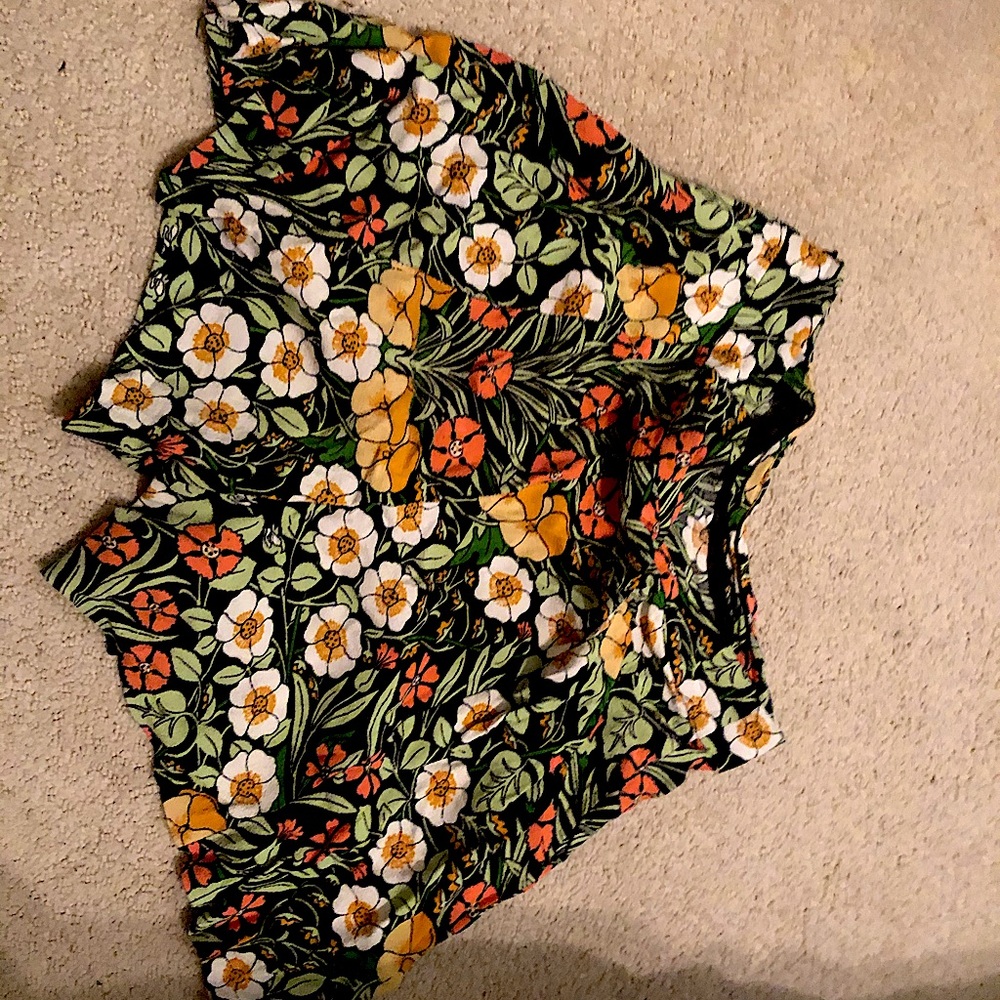 Zara Flower Print Shorts